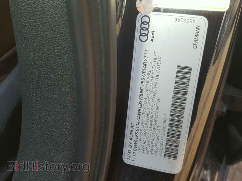 2013 Audi A6 (VIN WAUGFAFC3DN076077) — photo 10 of 10