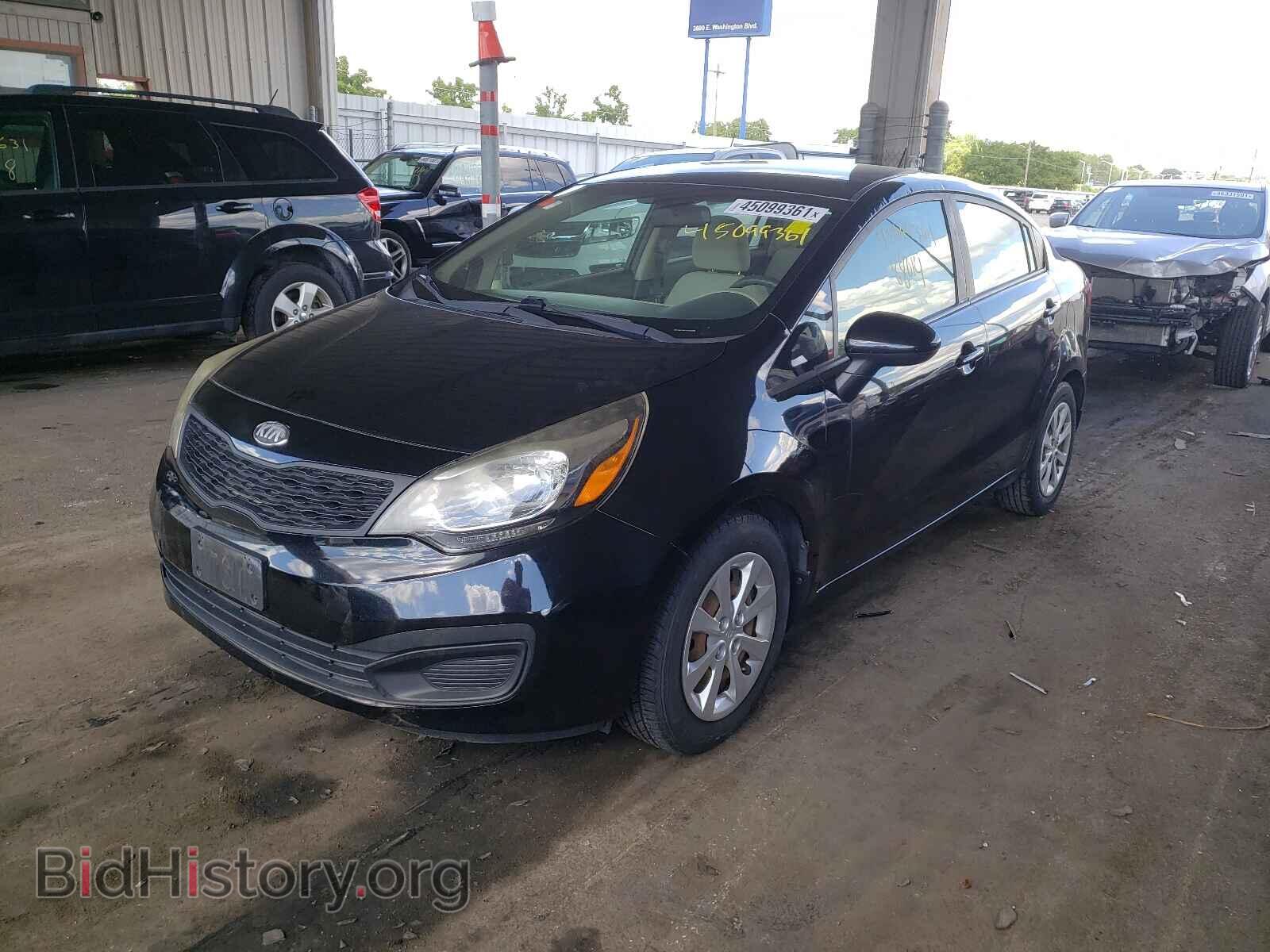 2013 KIA RIO - VIN: KNADM4A32D6202568 - Фото 2