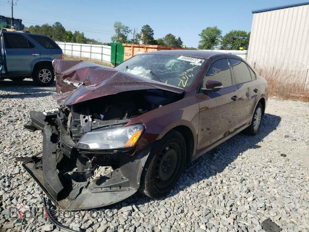 2014 VOLKSWAGEN PASSAT - VIN: 1VWAP7A34EC003598 - Фото 2