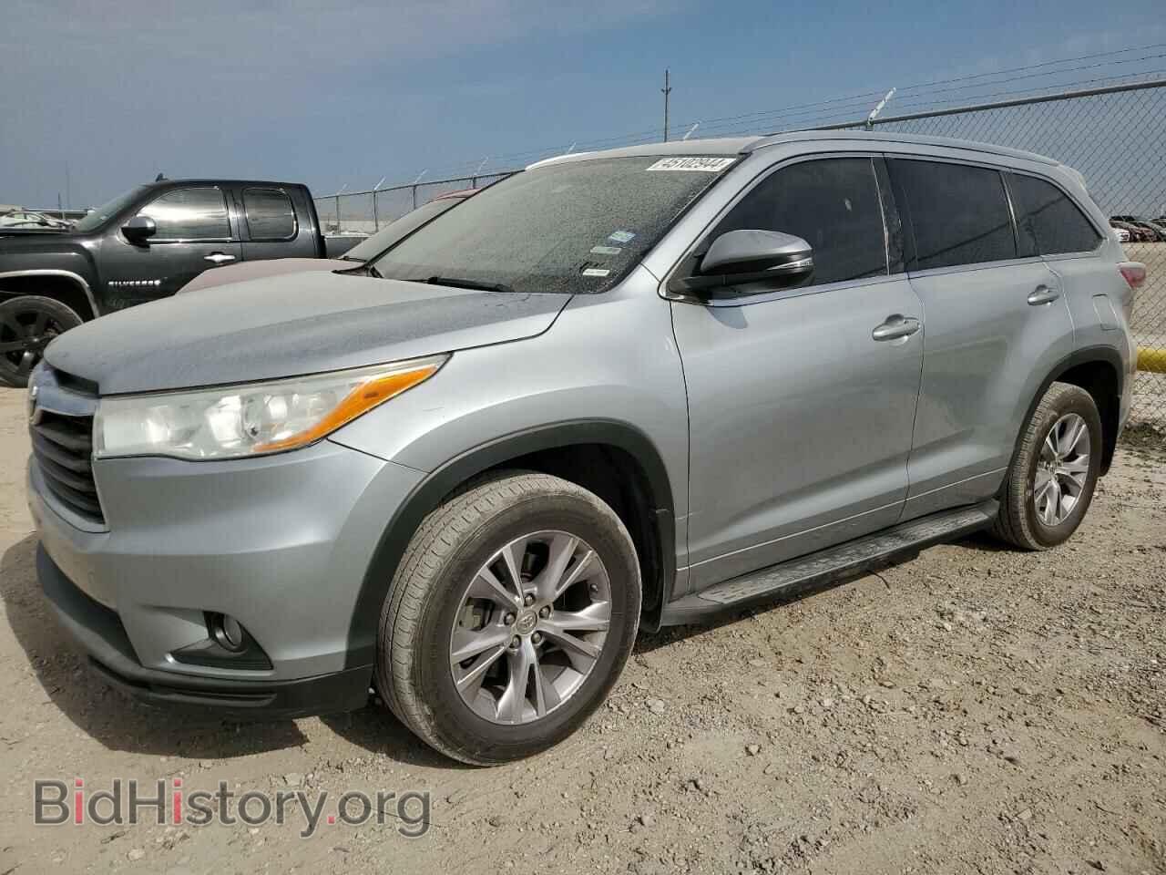Photo 5TDKKRFH3ES020655 - TOYOTA HIGHLANDER 2014