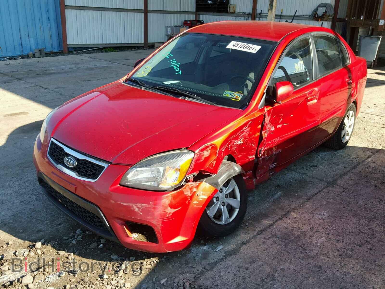 2011 KIA RIO BASE - VIN: KNADH4A39B6736345 - Фото 2