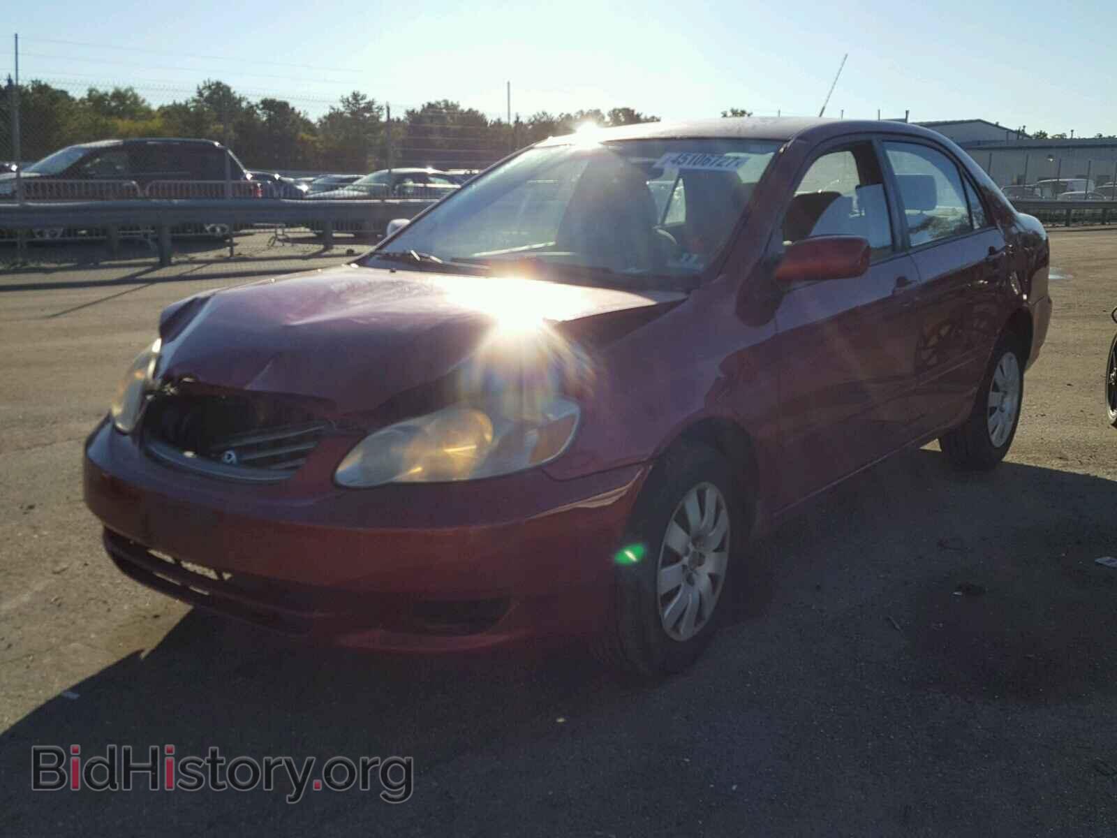2003 TOYOTA COROLLA - VIN: 2T1BR32E83C102987 - Фото 2