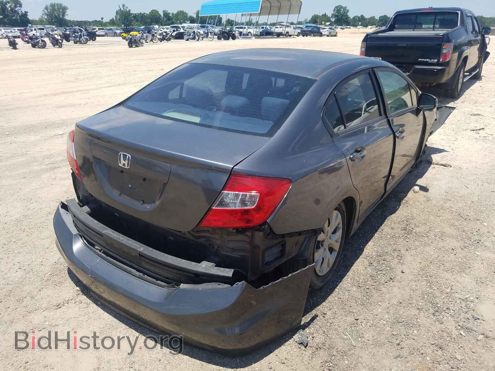 2012 HONDA CIVIC - VIN: 19XFB2F52CE067097 - Фото 4