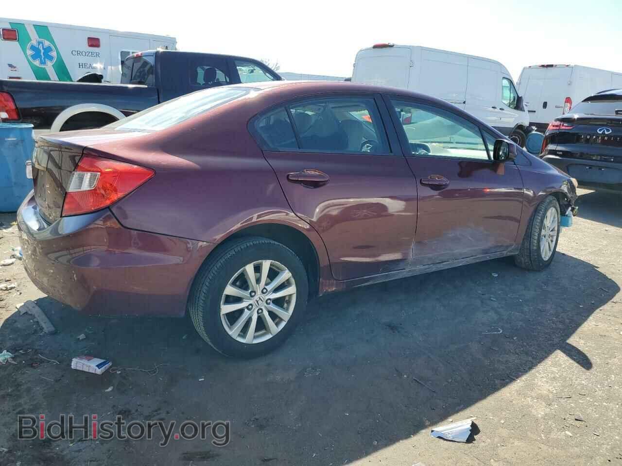 2012 HONDA CIVIC - VIN: 19XFB2F87CE333434 - Фото 3