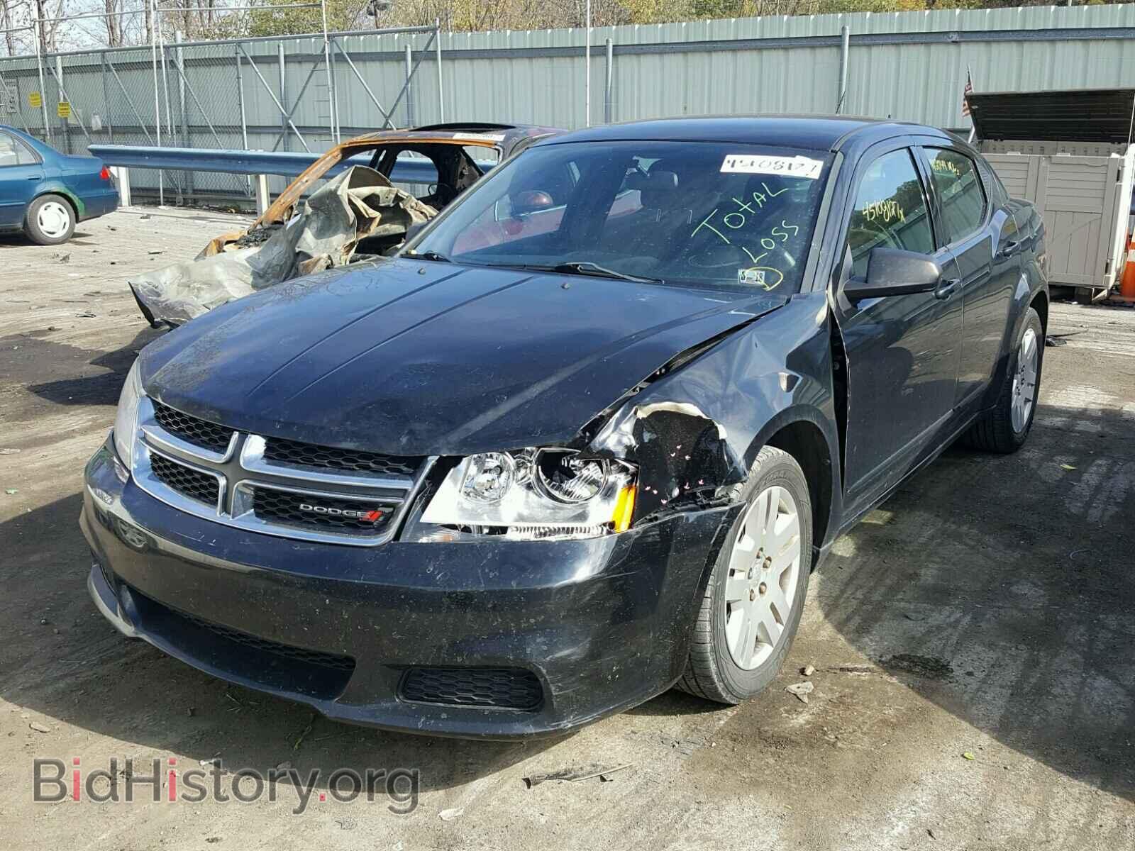 2012 DODGE AVENGER - VIN: 1C3CDZAG4CN258843 - Фото 2