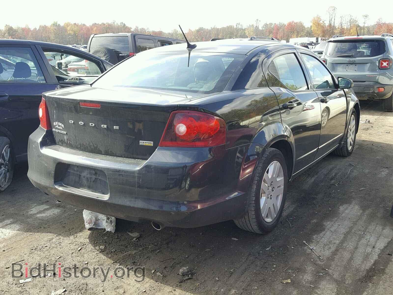 2012 DODGE AVENGER - VIN: 1C3CDZAG4CN258843 - Фото 4