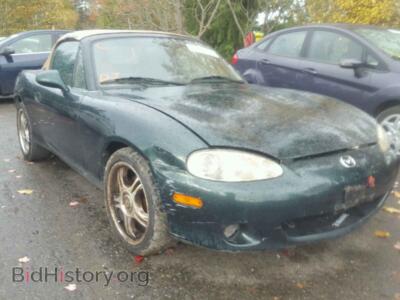 2001 Mazda MIATA MX-5 Miata, зеленый — VIN JM1NB353310204023, Copart