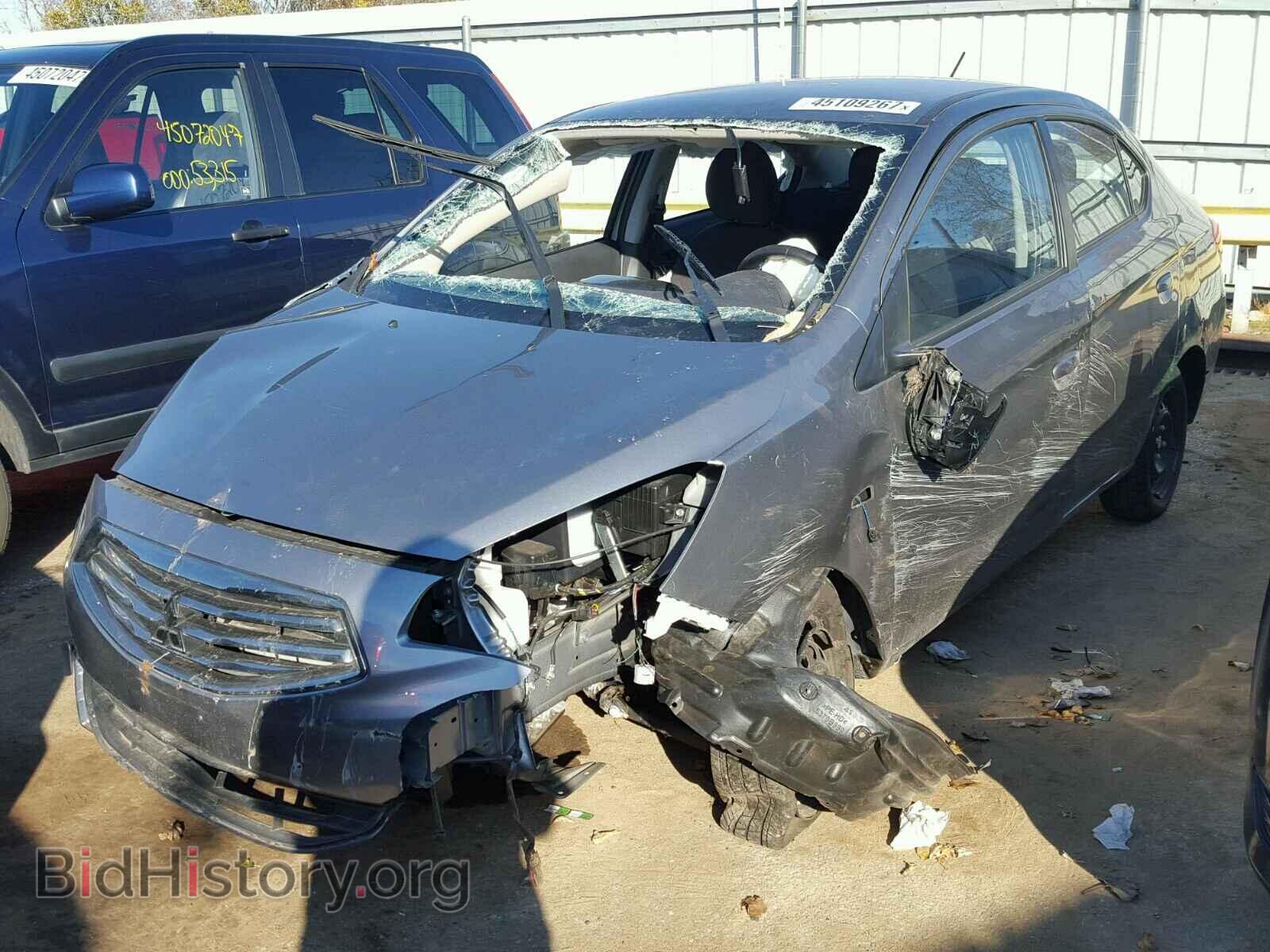 2017 MITSUBISHI MIRAGE - VIN: ML32F3FJ8HHF12813 - Фото 2