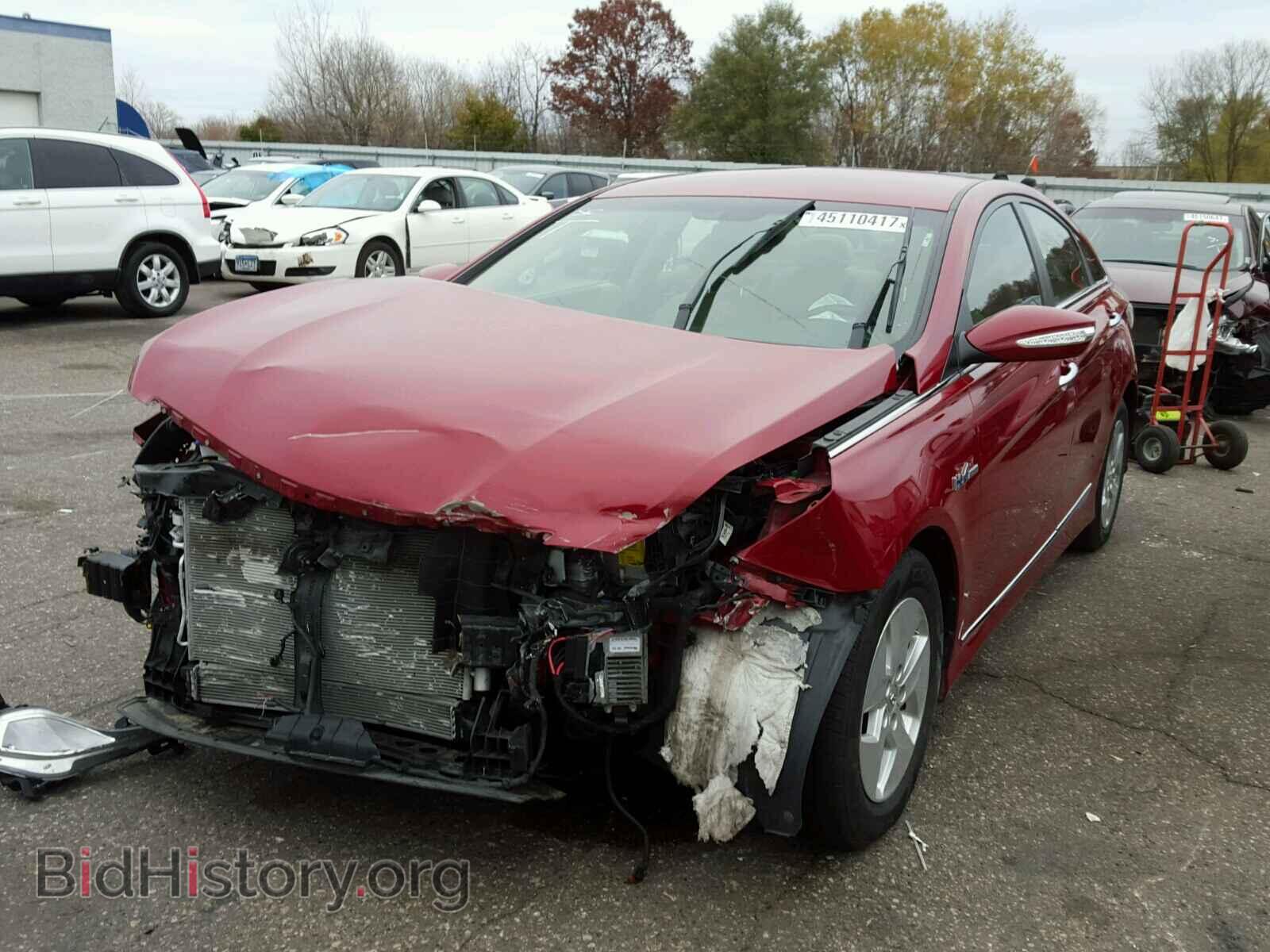 2012 HYUNDAI SONATA - VIN: KMHEC4A44CA022647 - Фото 2