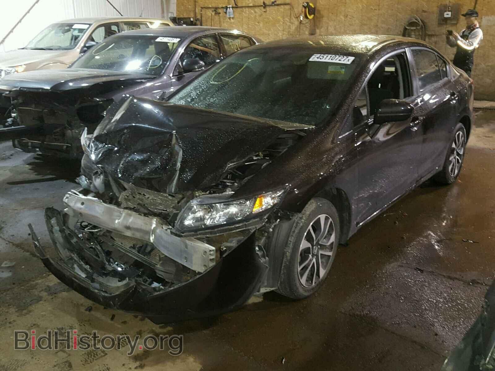 2014 HONDA CIVIC - VIN: 2HGFB2F85EH548402 - Фото 2