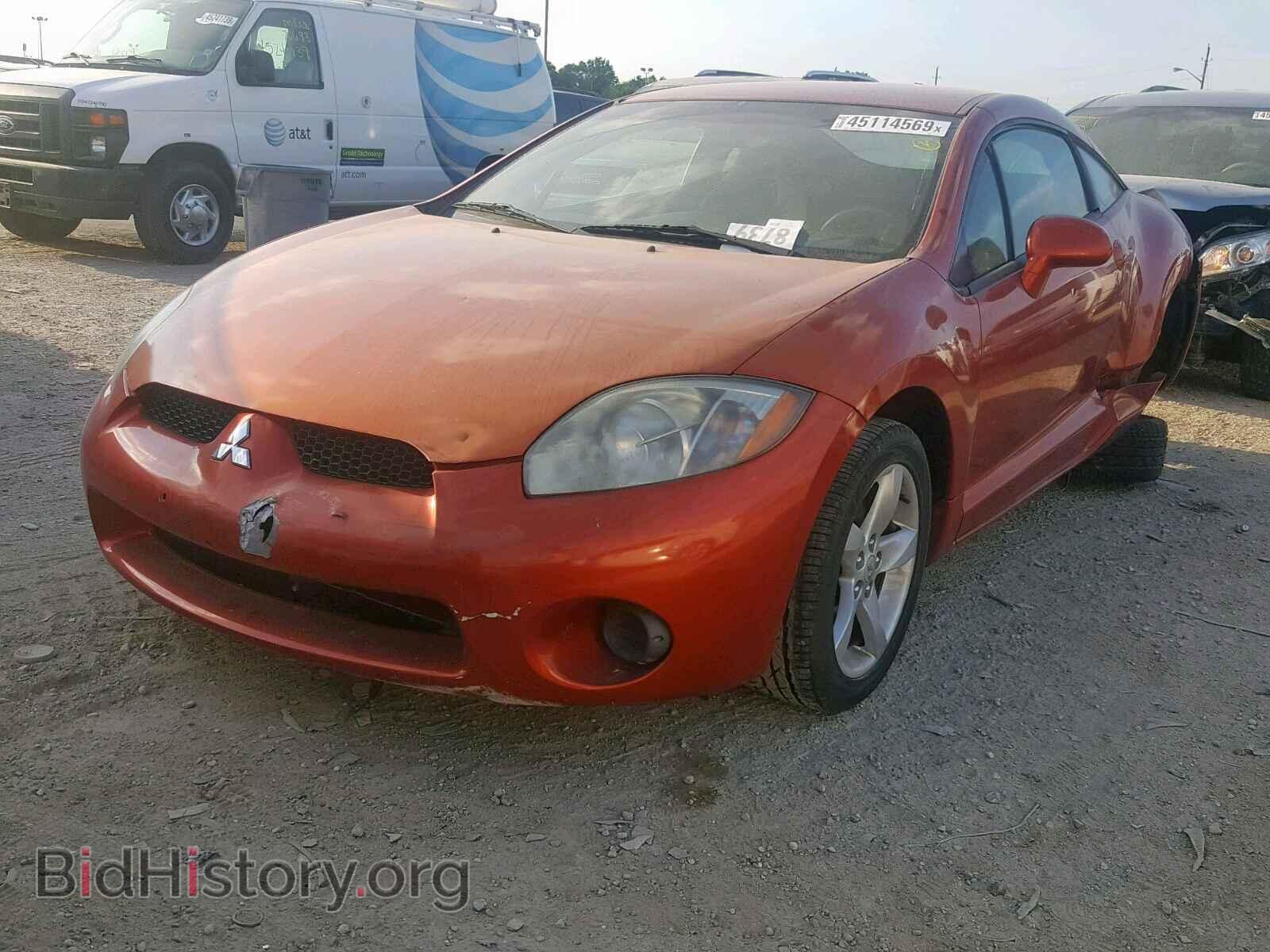 2007 MITSUBISHI ECLIPSE - VIN: 4A3AK24F77E013749 - Фото 2
