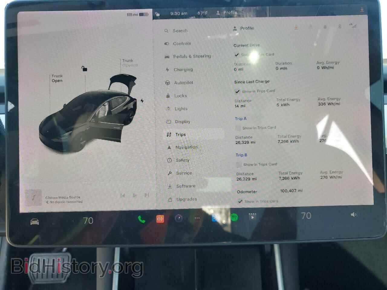 2018 TESLA MODEL 3 - VIN: 5YJ3E1EA4JF166367 - Фото 9