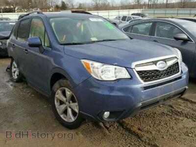 2014 Subaru FORESTER Forester 2, синий — VIN JF2SJAMC3EH463521, Copart