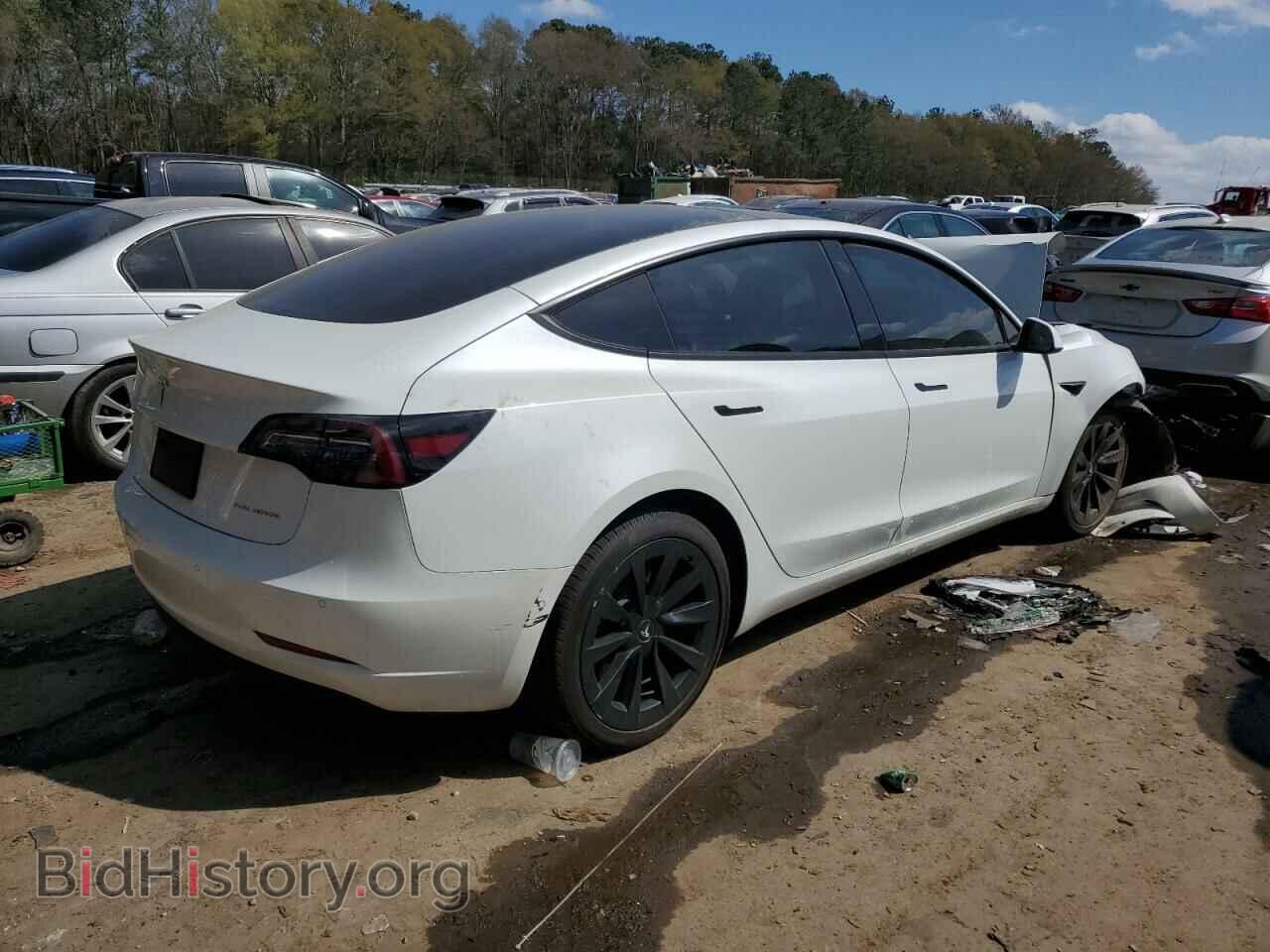 2022 TESLA MODEL 3 - VIN: 5YJ3E1EB3NF105509 - Фото 3