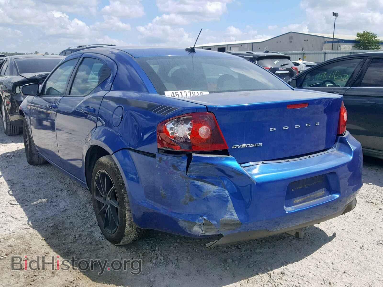 2012 DODGE AVENGER - VIN: 1C3CDZCBXCN166461 - Photo 3