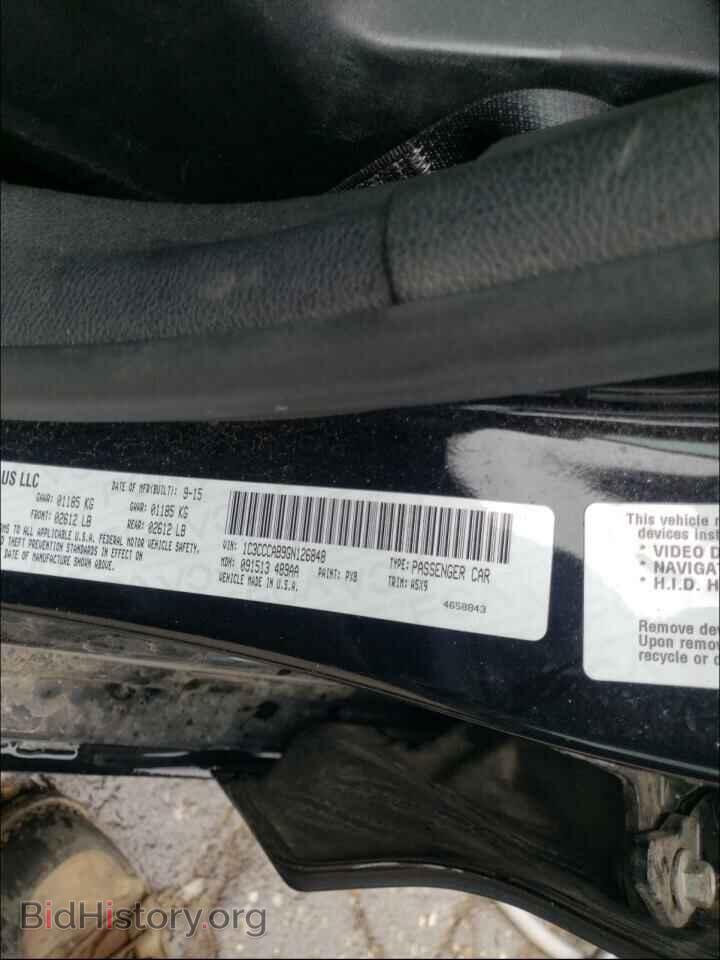 2016 CHRYSLER 200 - VIN: 1C3CCCAB9GN126848 - Фото 10