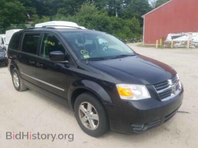 2010 Dodge CARAVAN Grand Cara, черный — VIN 2D4RN5D10AR462092, Copart