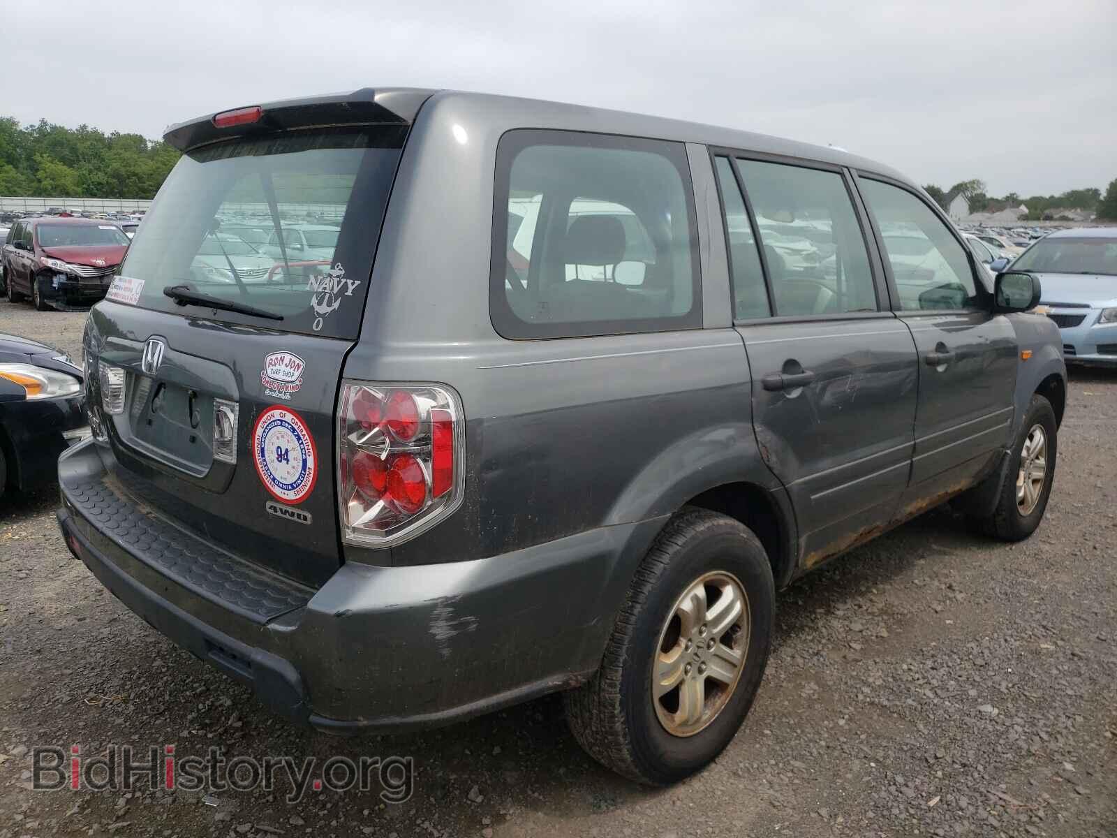 2007 HONDA PILOT - VIN: 2HKYF18197H528606 - Фото 4