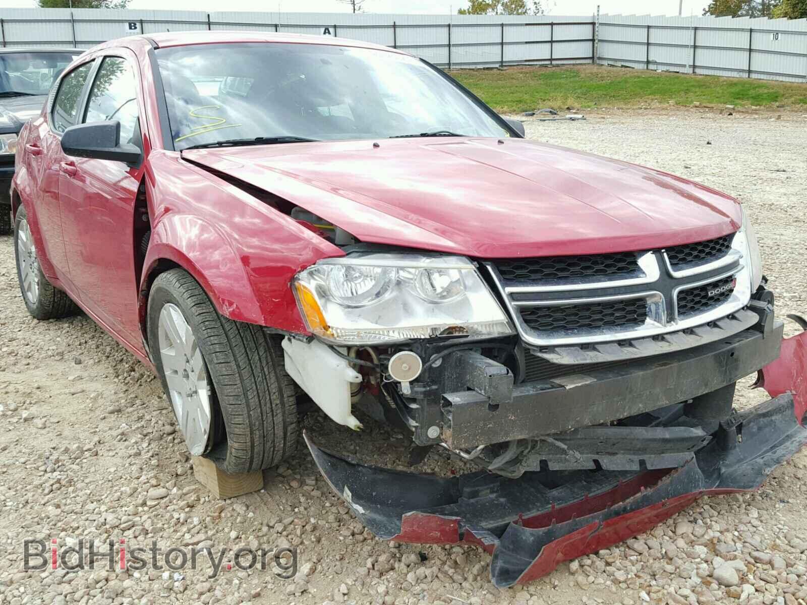 Photo 1C3CDZAB6EN138209 - DODGE AVENGER 2014