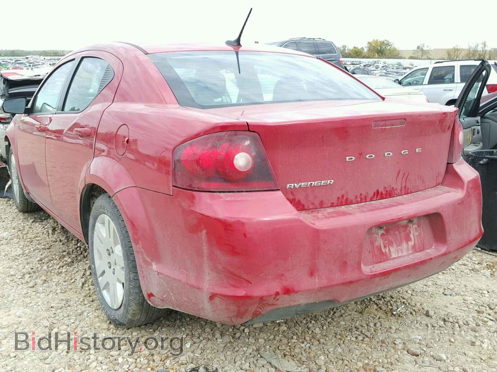 2014 DODGE AVENGER - VIN: 1C3CDZAB6EN138209 - Фото 3