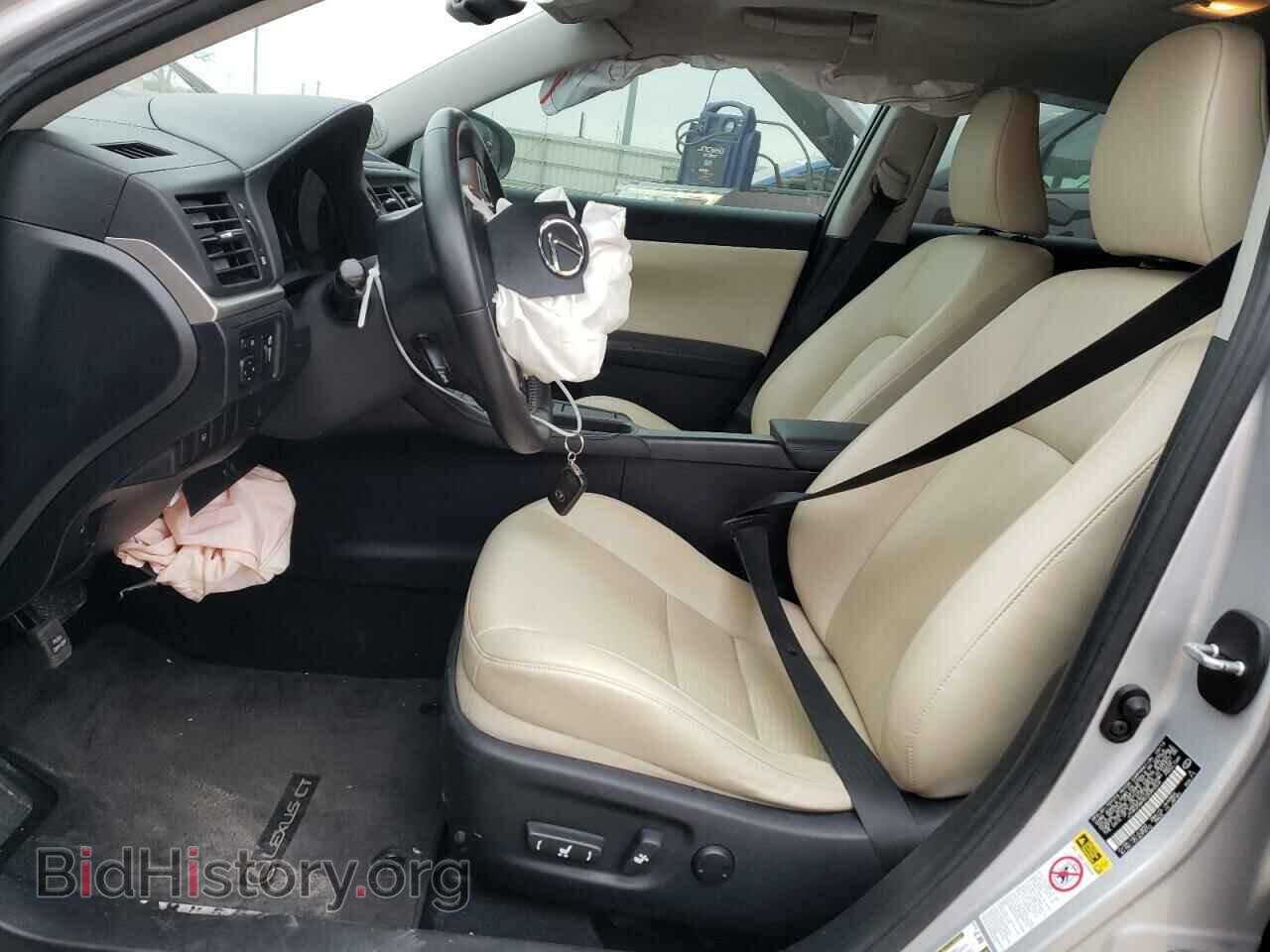 2012 LEXUS CT 200 - VIN: JTHKD5BH5C2085504 - Фото 7
