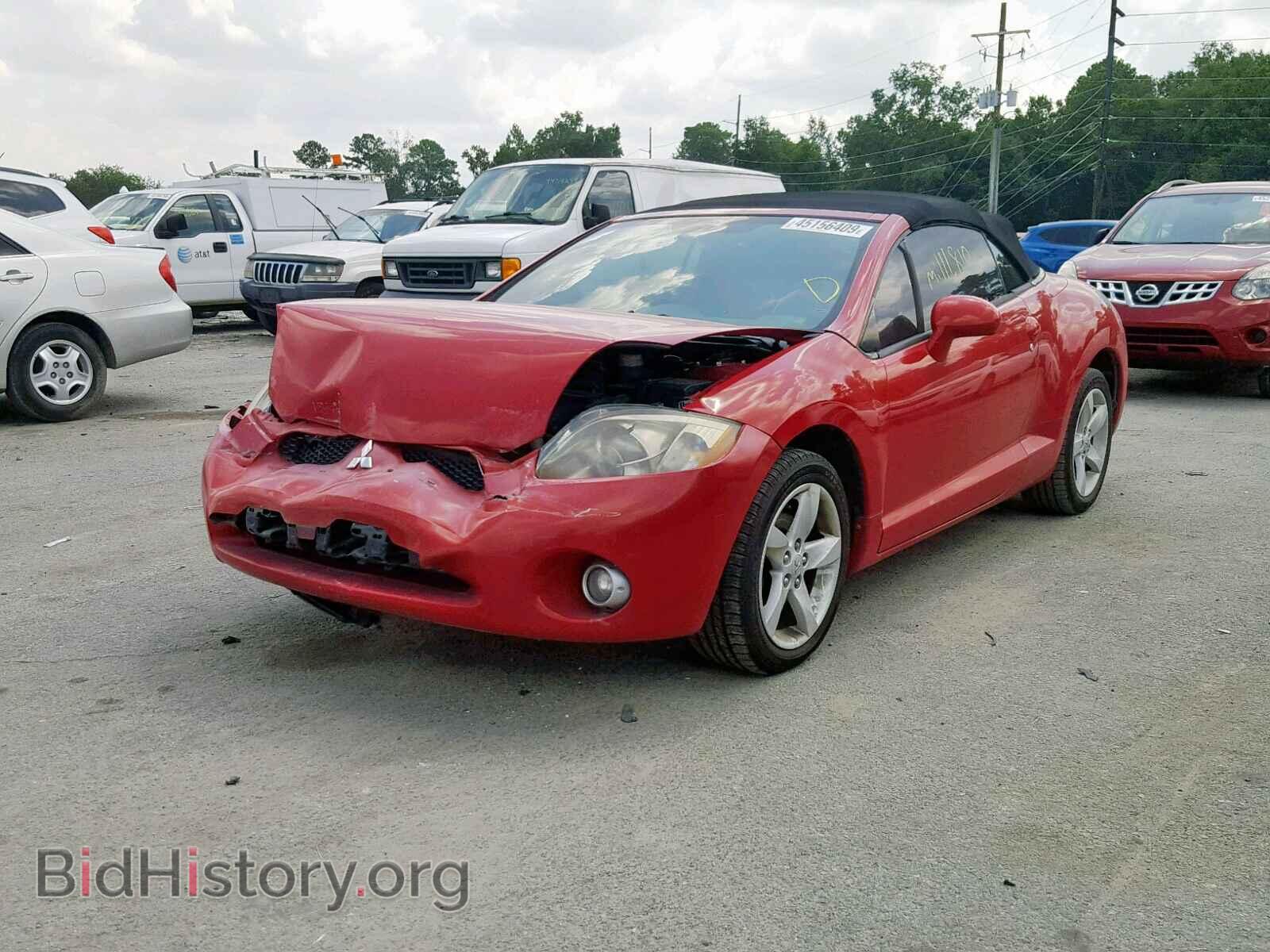 2007 MITSUBISHI ECLIPSE - VIN: 4A3AL25F47E051452 - Фото 2