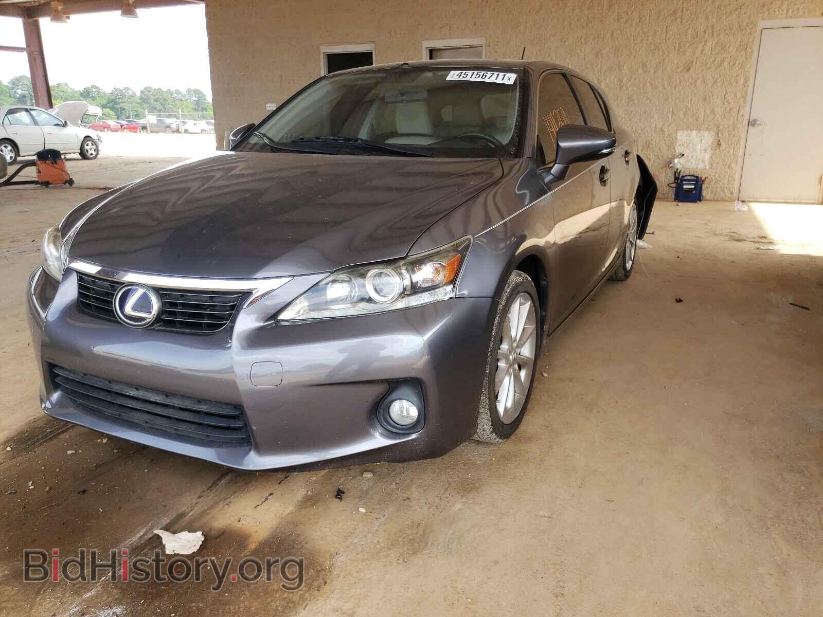 2012 LEXUS CT 200 - VIN: JTHKD5BH4C2110778 - Фото 2