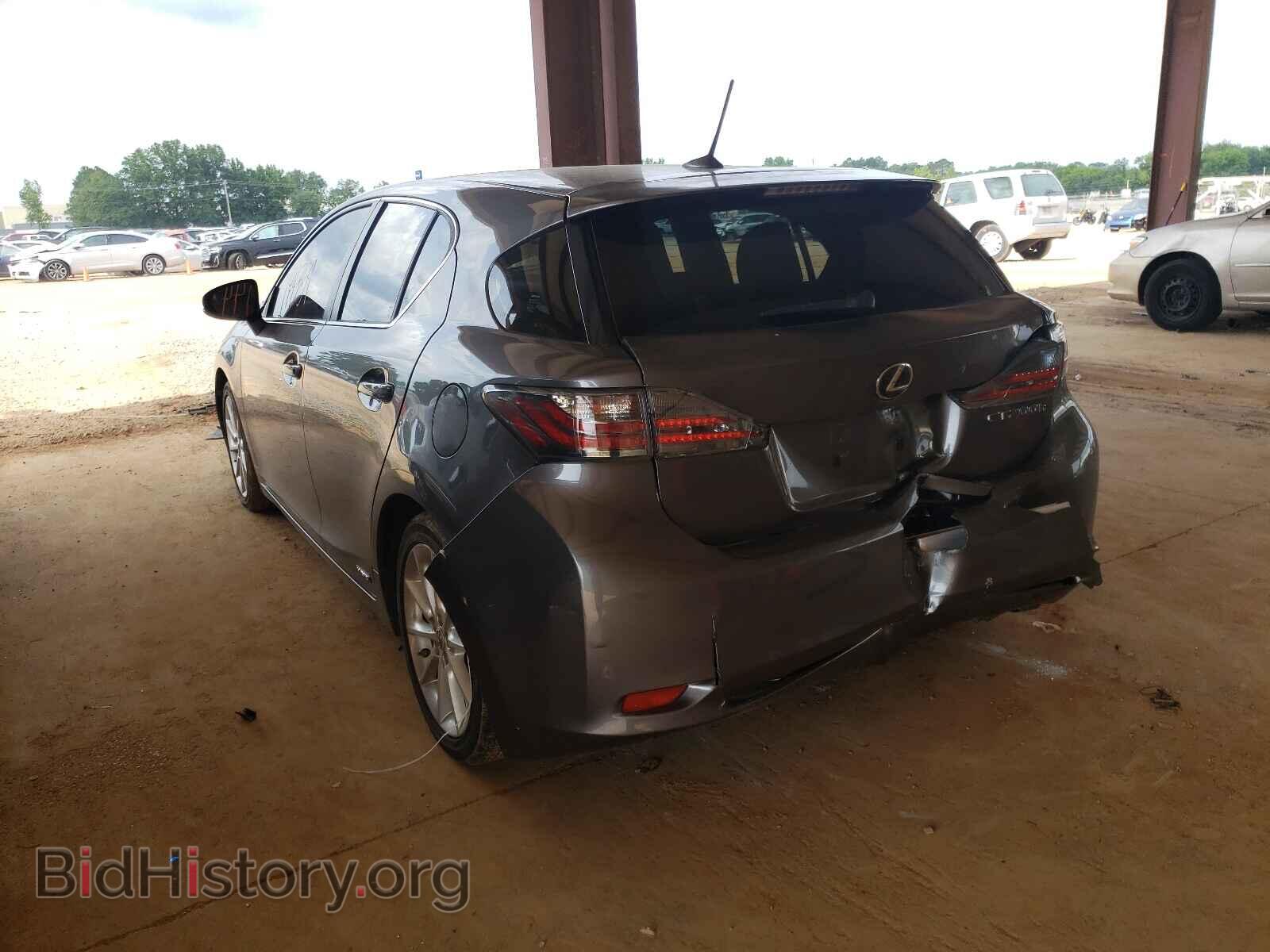 2012 LEXUS CT 200 - VIN: JTHKD5BH4C2110778 - Фото 3