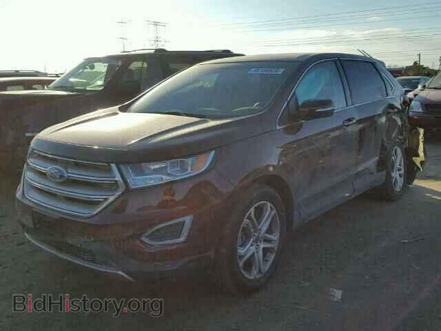 2015 FORD EDGE - VIN: 2FMTK4K97FBB92305 - Фото 2