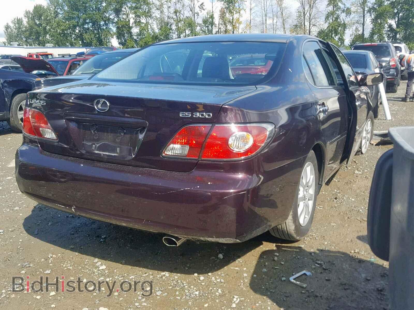 2003 LEXUS ES300 - VIN: JTHBF30G630133189 - Фото 4