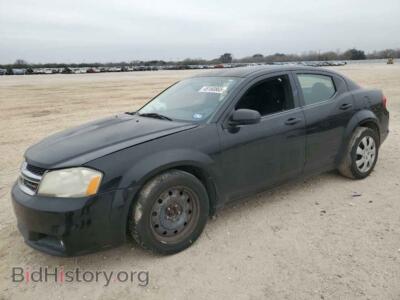 2013 Dodge AVENGER SXT, черный — VIN 1C3CDZCB1DN716079, Copart