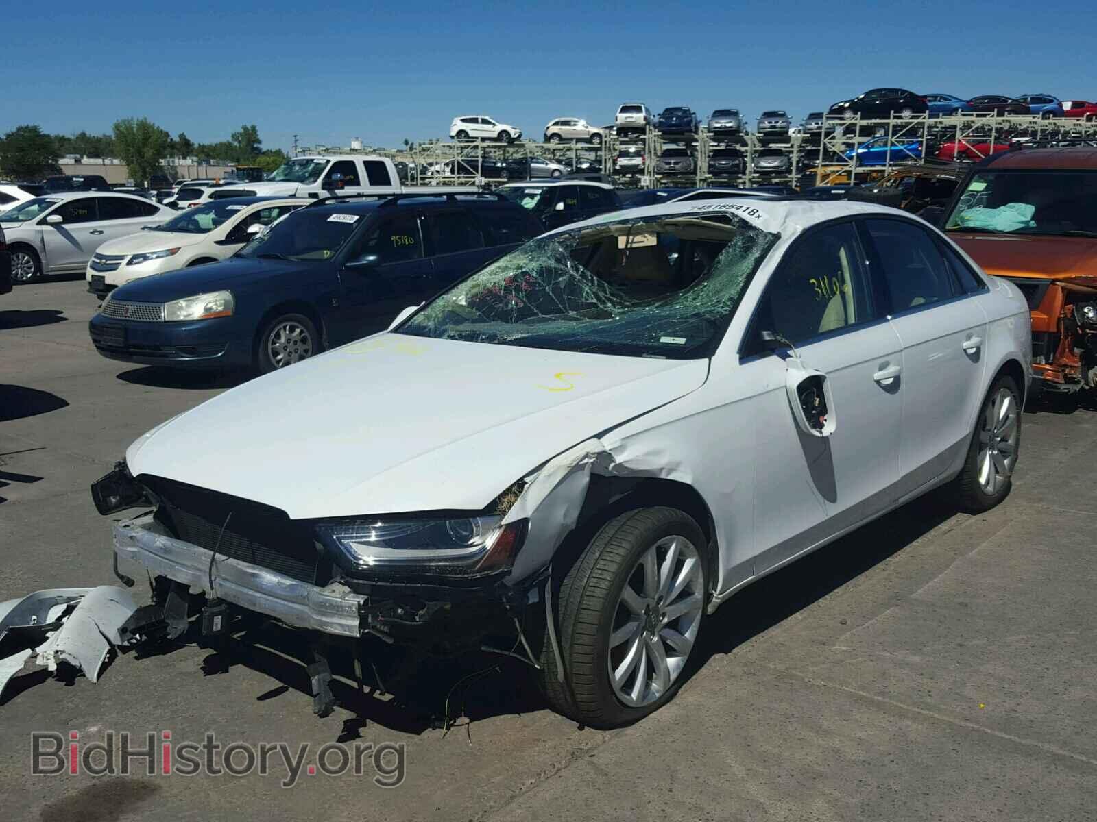 2013 AUDI A4 - VIN: WAUFFAFL2DN042241 - Фото 2