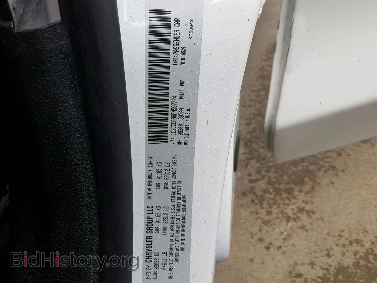 2015 CHRYSLER 200 - VIN: 1C3CCCAB6FN597774 - Photo 10