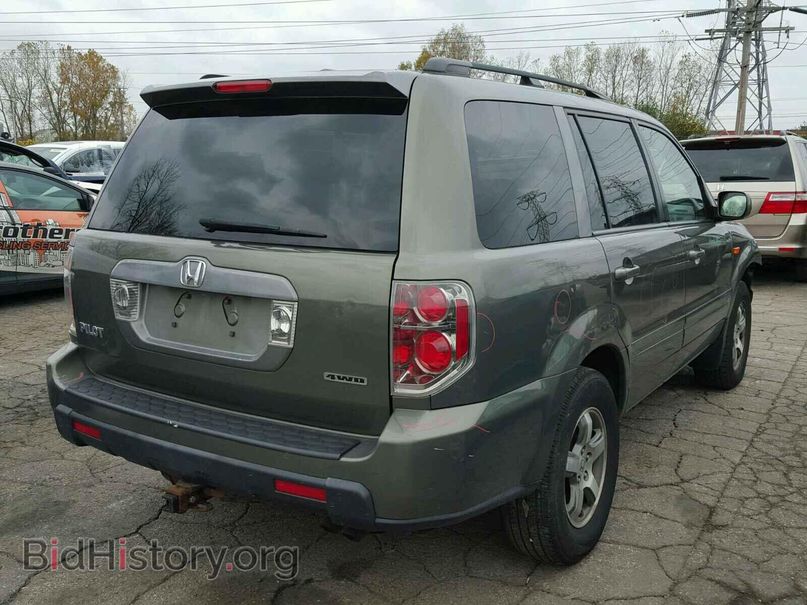 2007 HONDA PILOT - VIN: 2HKYF18547H505074 - Фото 4