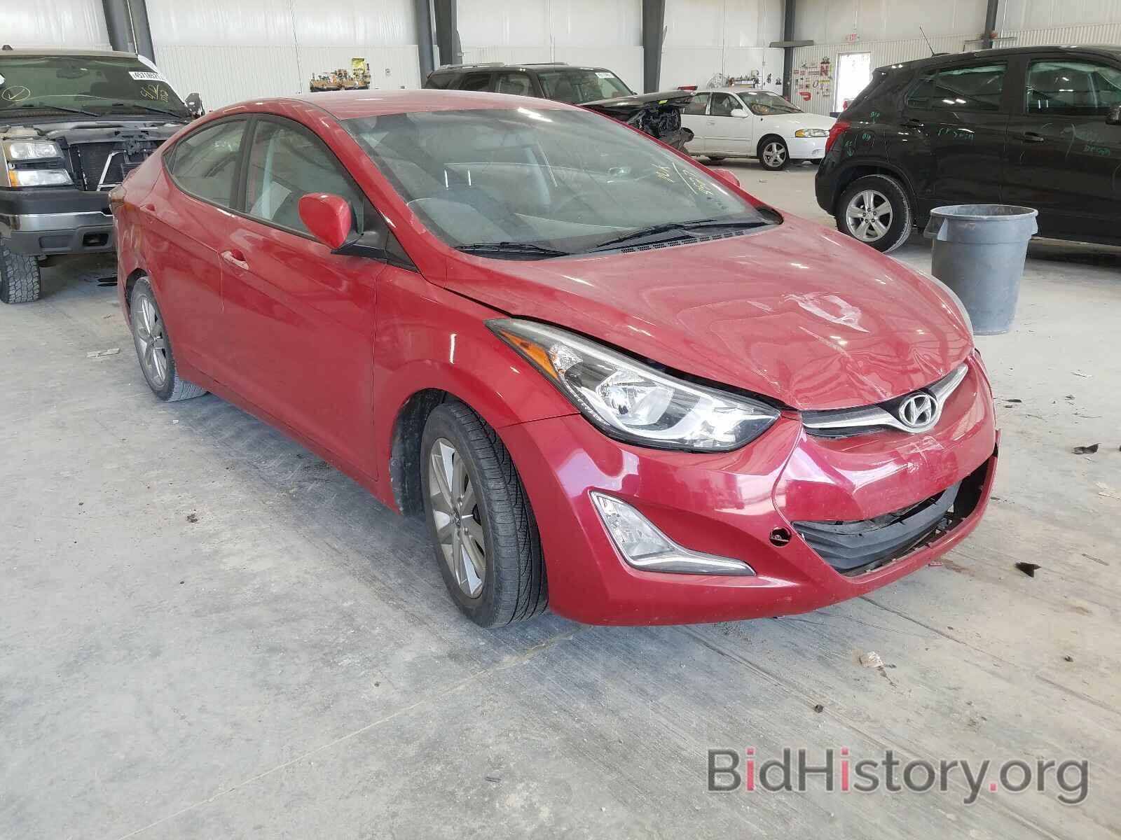 Photo KMHDH4AE6GU518527 - HYUNDAI ELANTRA 2016