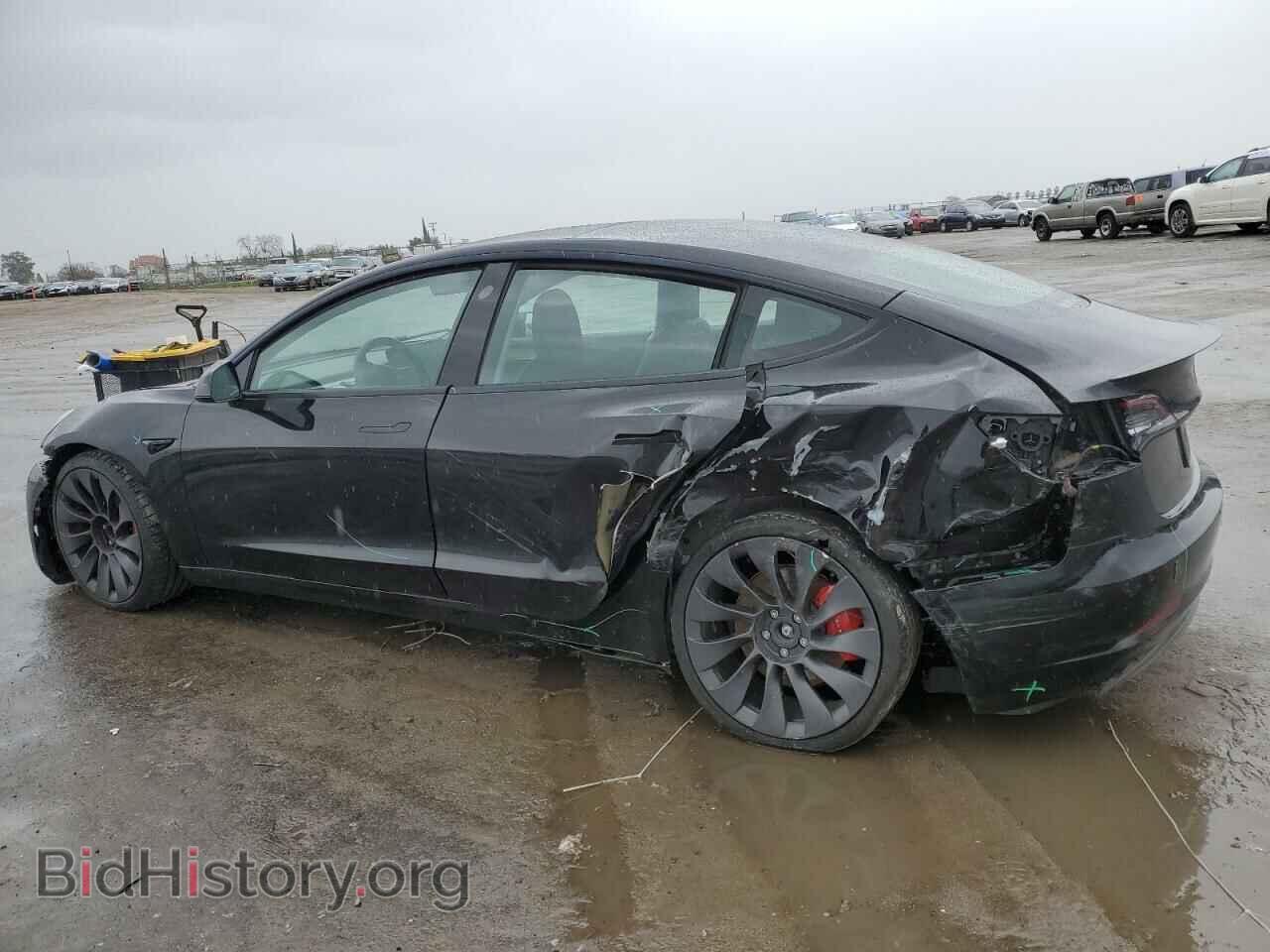 2022 TESLA MODEL 3 - VIN: 5YJ3E1EC0NF104200 - Фото 2