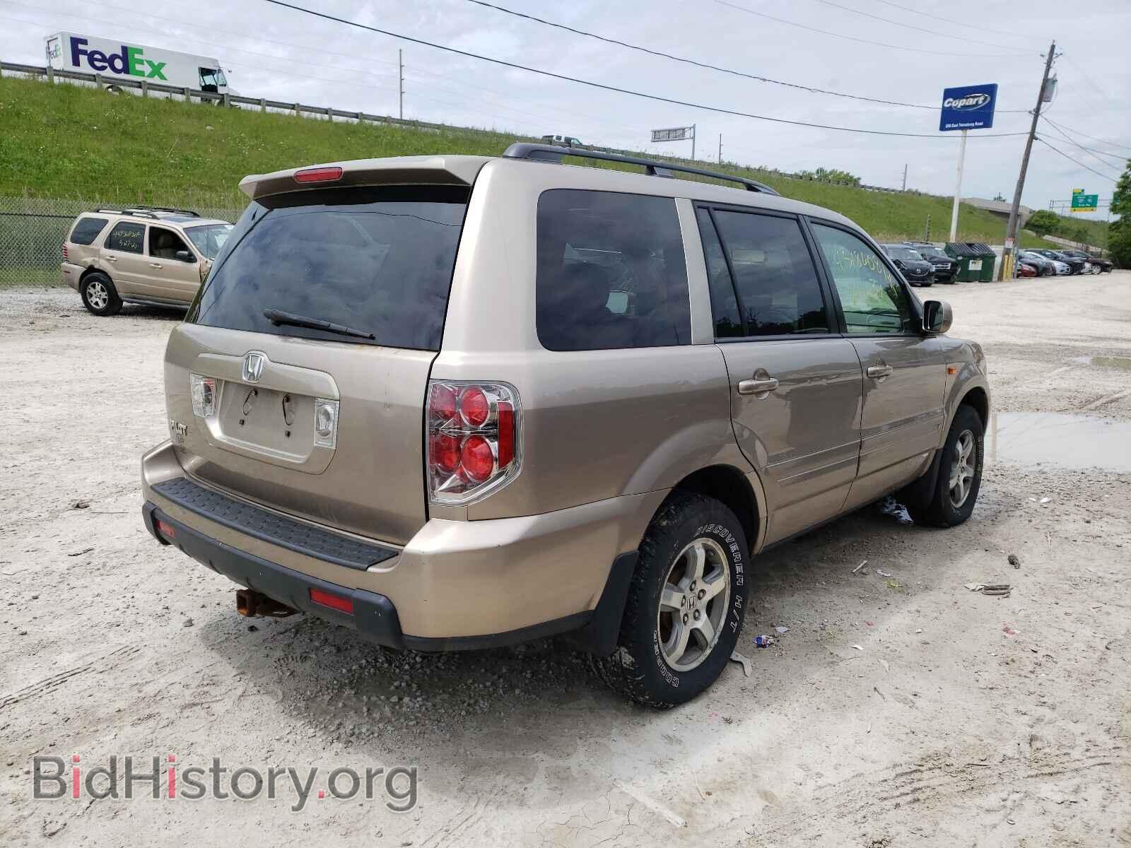 2007 HONDA PILOT - VIN: 5FNYF28697B011547 - Фото 4