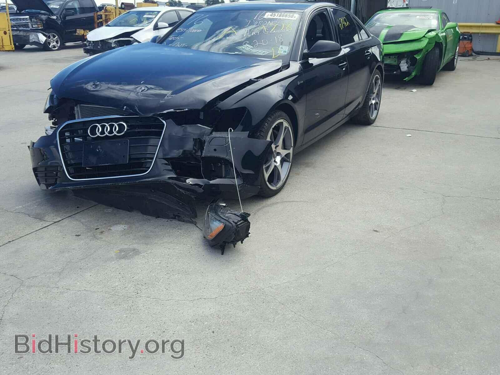 2012 AUDI A6 - VIN: WAUGGAFCXCN145648 - Фото 2