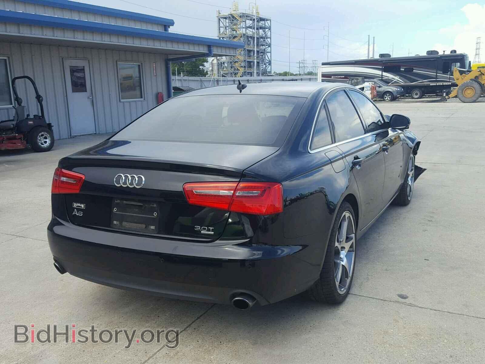 2012 AUDI A6 - VIN: WAUGGAFCXCN145648 - Фото 4
