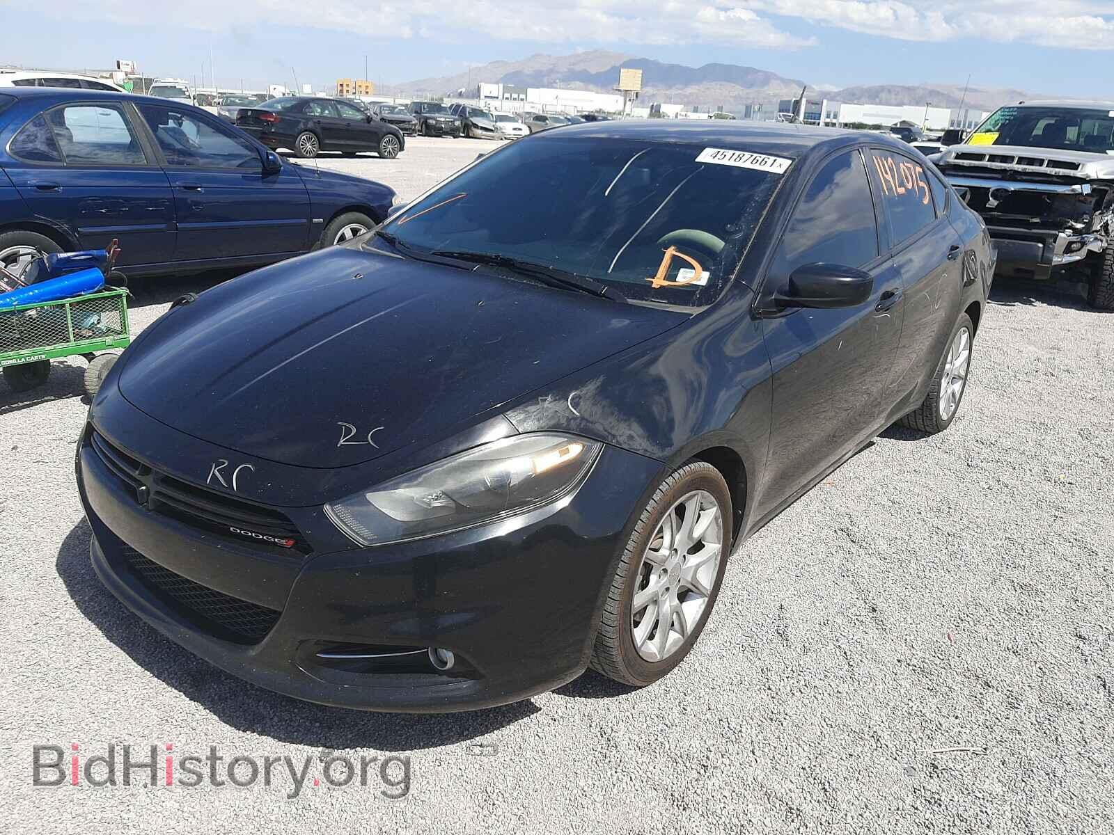 2013 DODGE DART - VIN: 1C3CDFBA5DD107462 - Фото 2