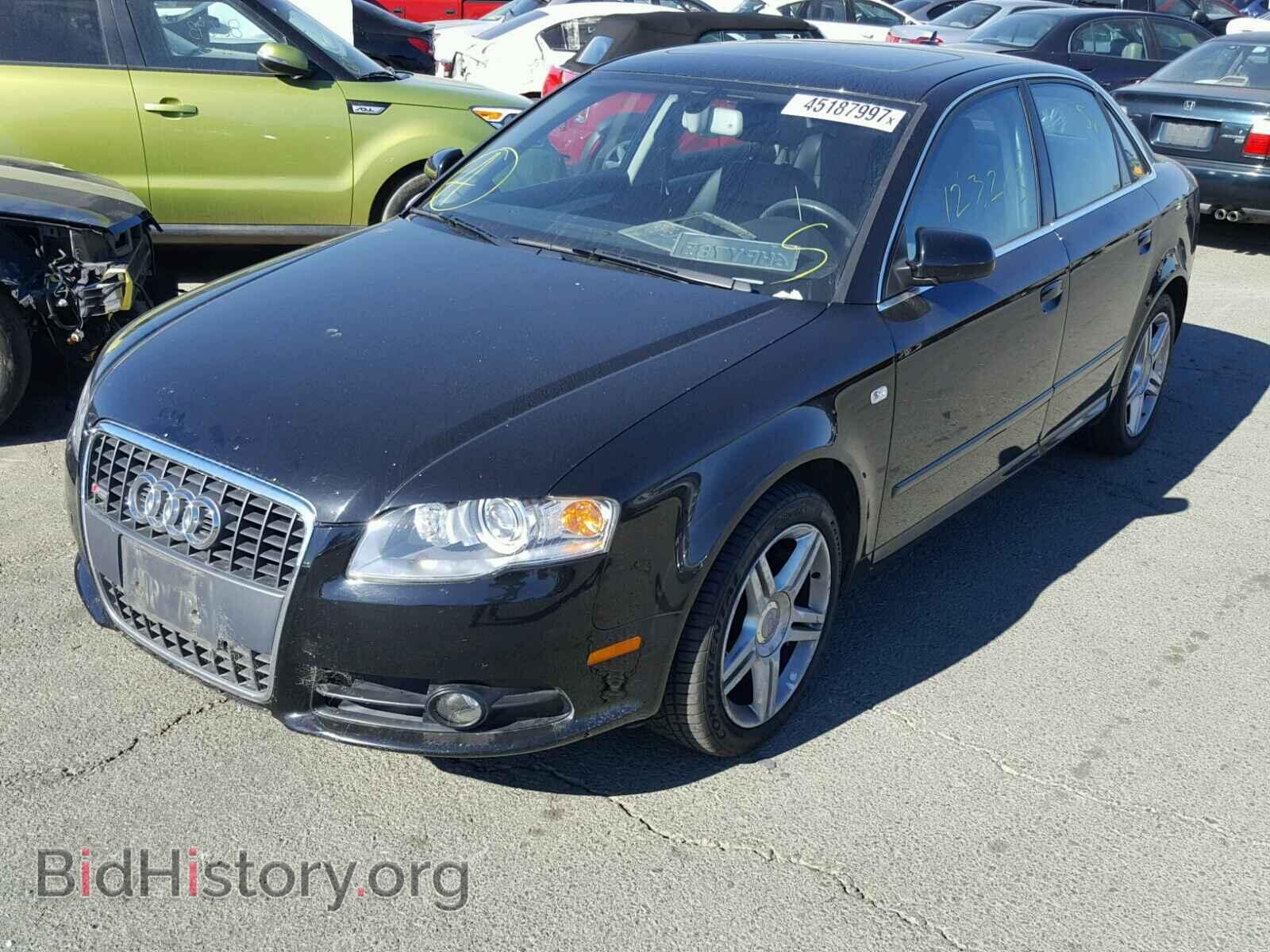 2008 AUDI A4 - VIN: WAUDF78E48A016374 - Фото 2