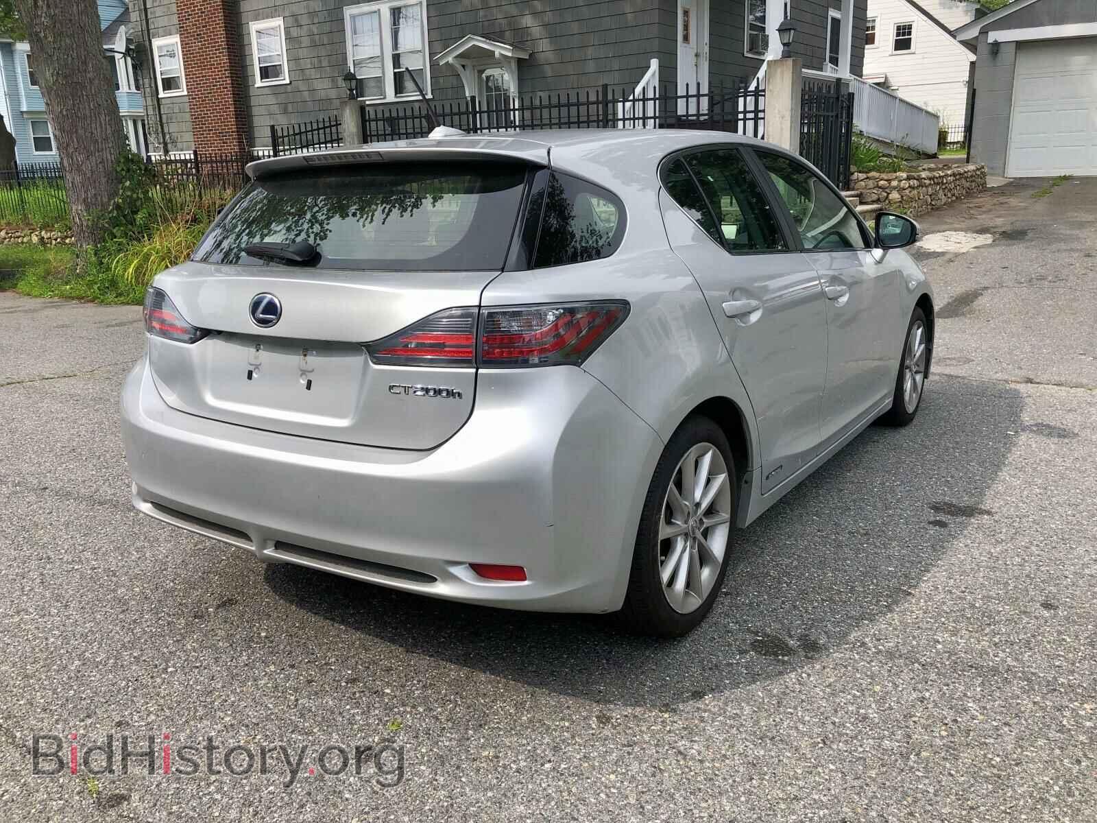 2013 LEXUS CT 200 - VIN: JTHKD5BH3D2143403 - Фото 4