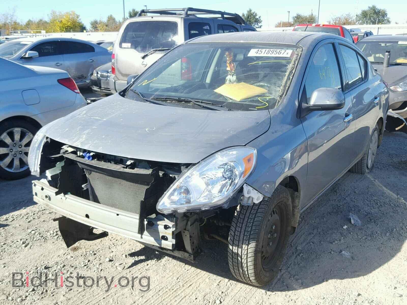 2014 NISSAN VERSA - VIN: 3N1CN7AP2EL874740 - Фото 2