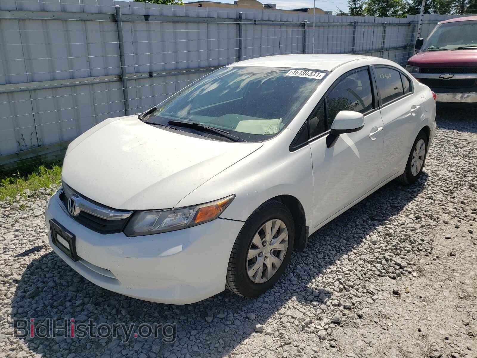 2012 HONDA CIVIC - VIN: 2HGFB2F49CH112209 - Фото 2