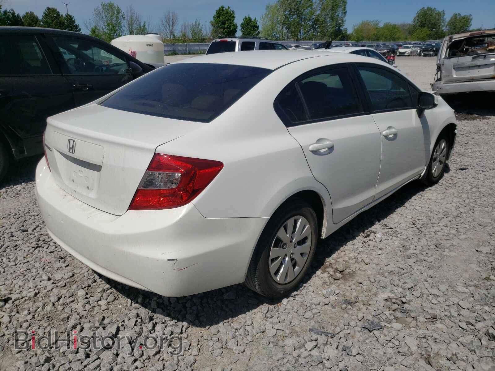 2012 HONDA CIVIC - VIN: 2HGFB2F49CH112209 - Фото 4