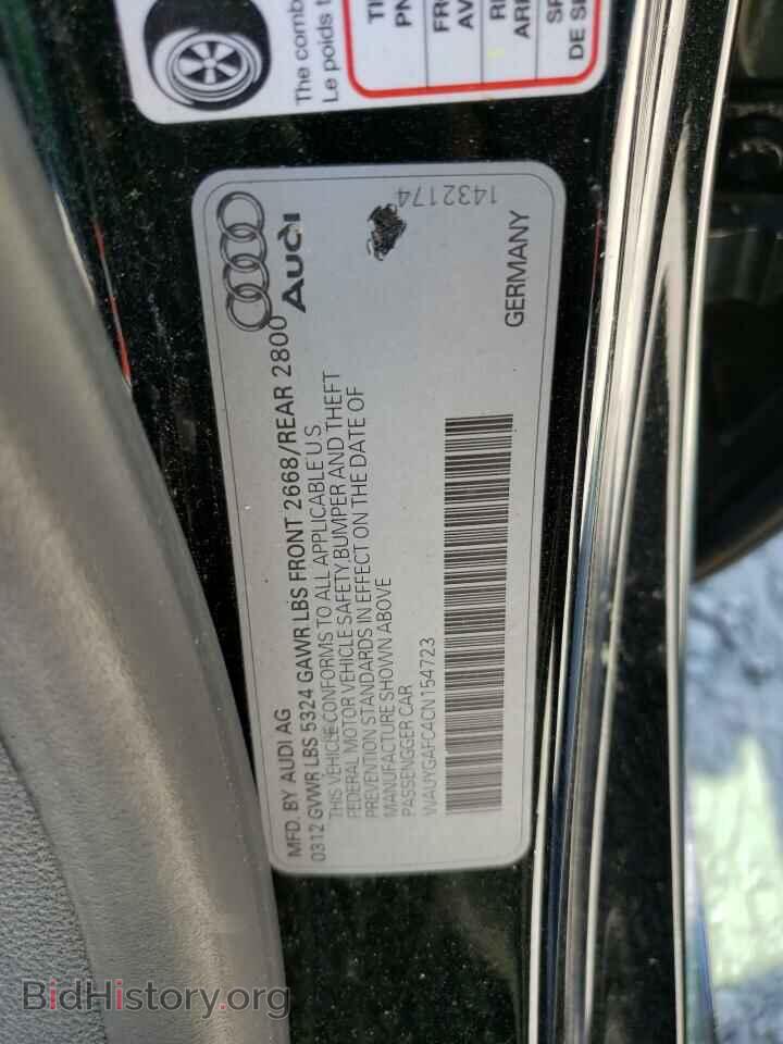 2012 AUDI A7 - VIN: WAUYGAFC4CN154723 - Фото 12