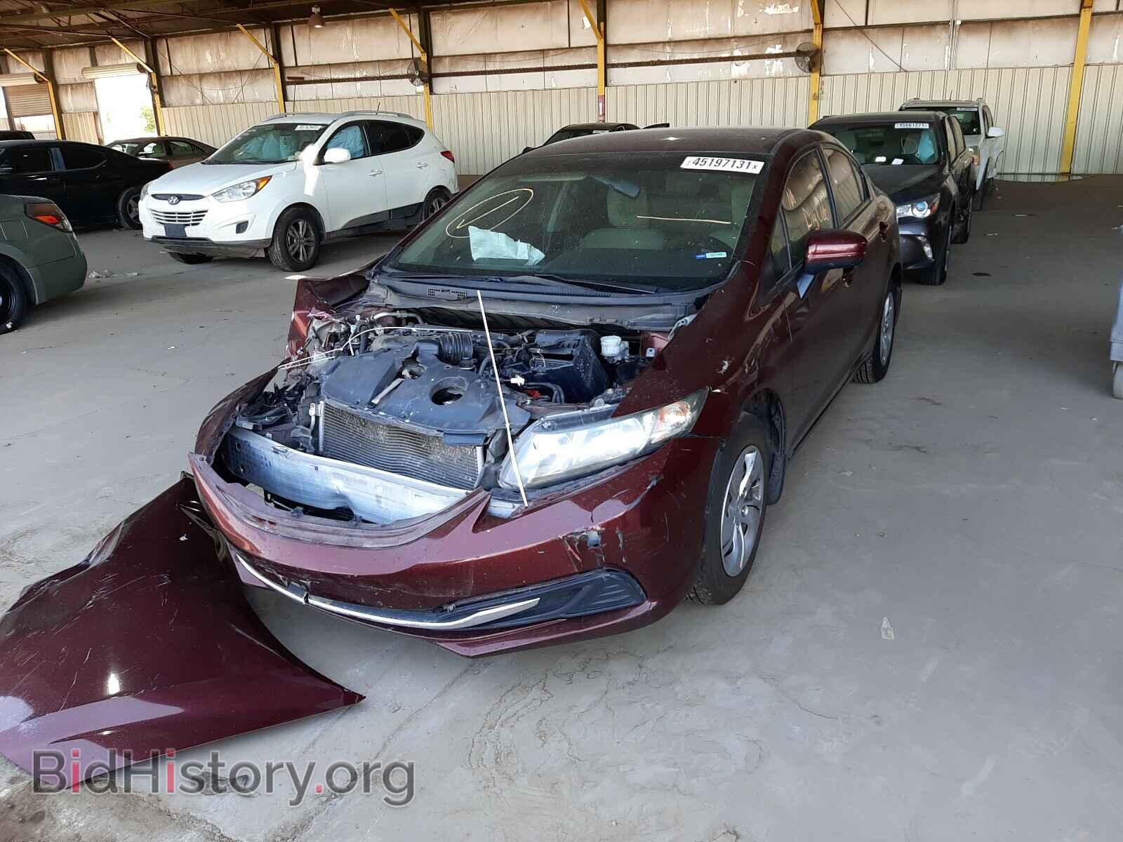 2014 HONDA CIVIC - VIN: 19XFB2F51EE074903 - Фото 2