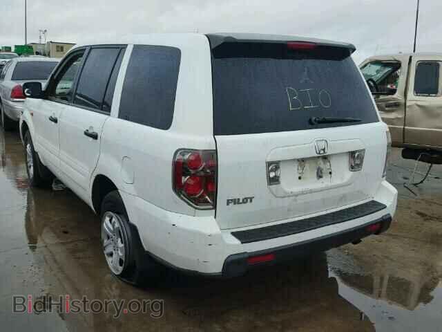 2007 HONDA PILOT - VIN: 5FNYF28167B018024 - Фото 3