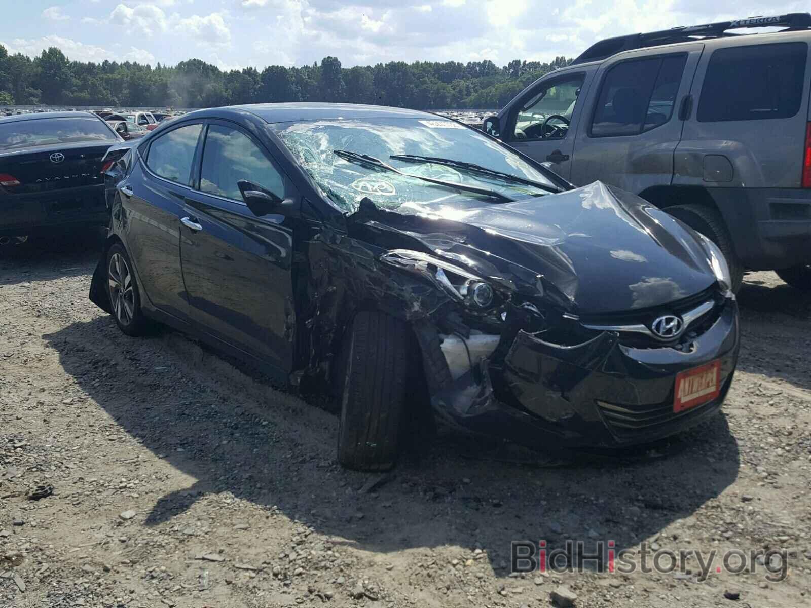 Photo KMHDH4AE4EU124327 - HYUNDAI ELANTRA 2014