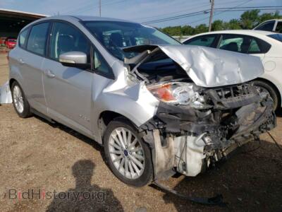 2016 Ford CMAX C-Max SE, серебристый — VIN 1FADP5AU1GL108928, Copart
